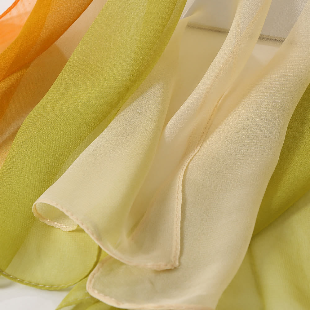 Écharpe fine d'été douce et unie pour femme avec protection solaire