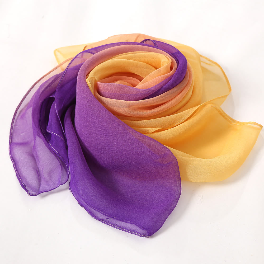 Écharpe fine d'été douce et unie pour femme avec protection solaire