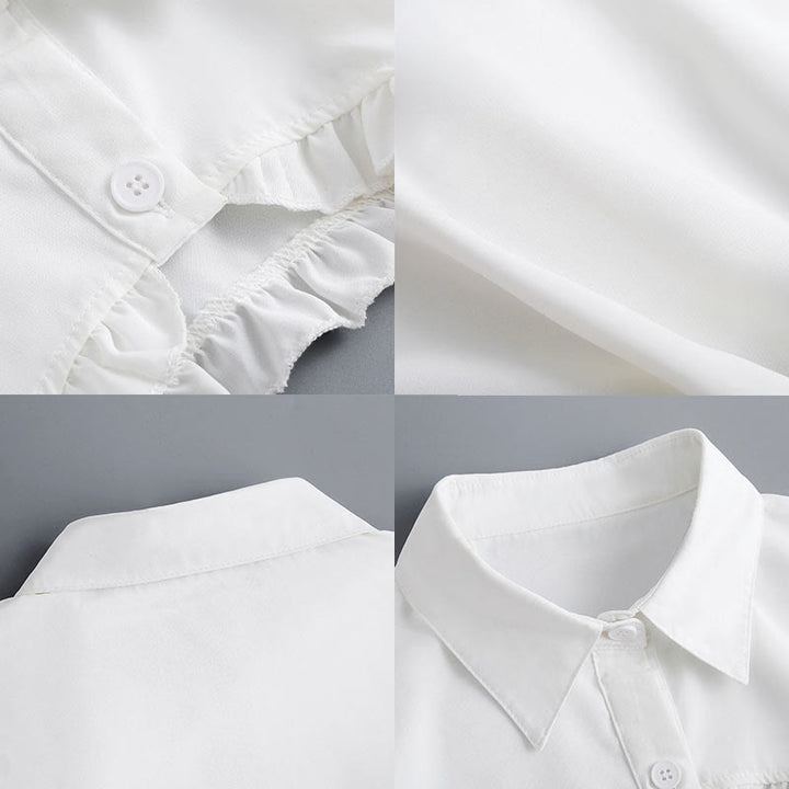 Cape courte pour protection solaire Chemisier demi-chemise amovible