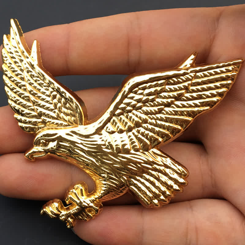 Badge autocollant en métal Flying Eagle pour voiture