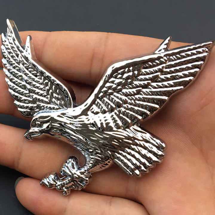 Badge autocollant en métal Flying Eagle pour voiture