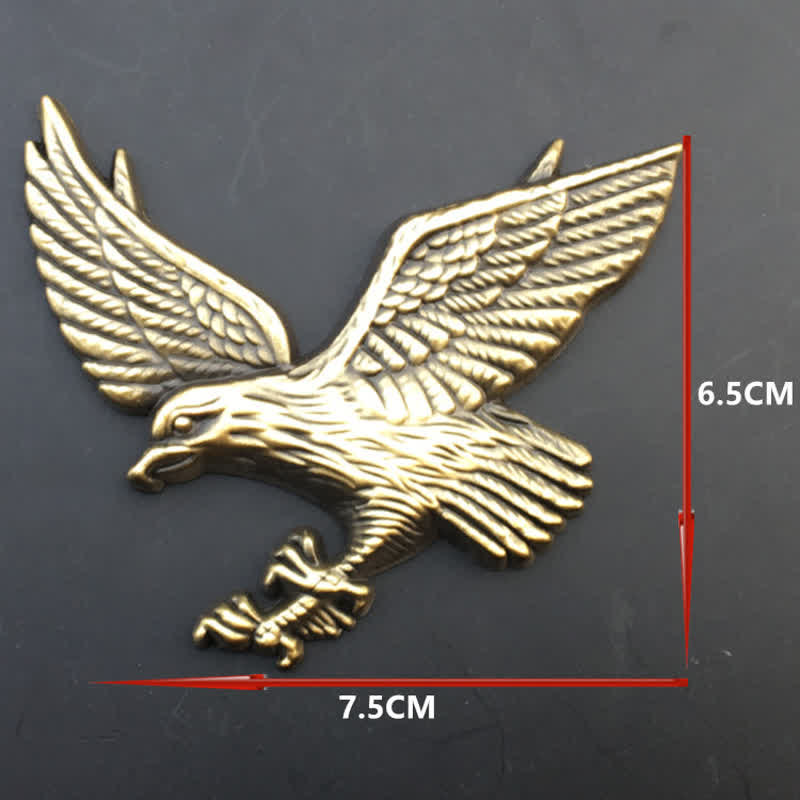 Badge autocollant en métal Flying Eagle pour voiture