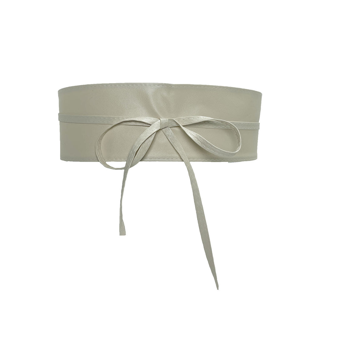 Ceinture large pour femme Ceinture corset en cuir avec lanières