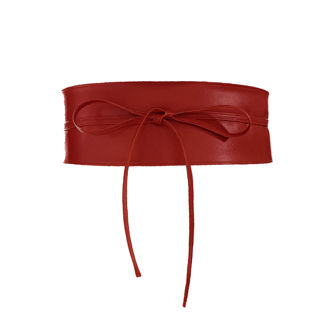 Ceinture large pour femme Ceinture corset en cuir avec lanières