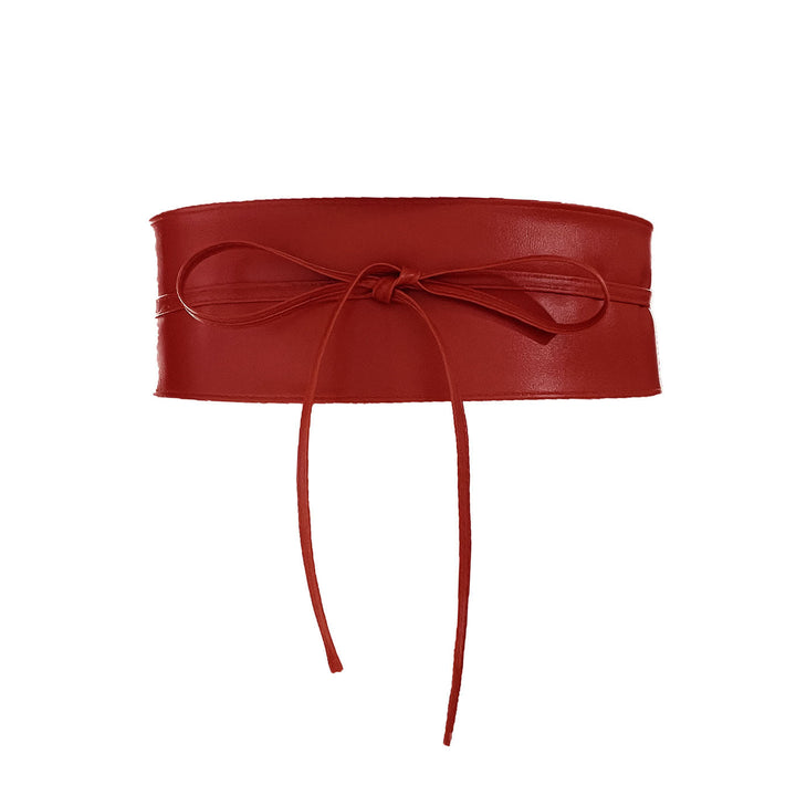 Ceinture large pour femme Ceinture corset en cuir avec lanières