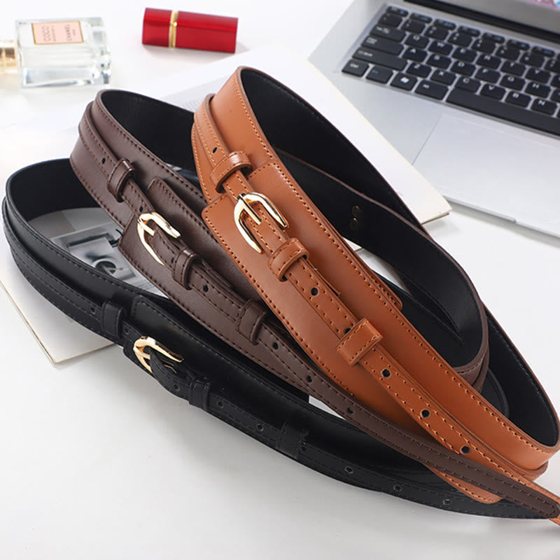 Ceinture en cuir amovible Ceinture corset à double usage pour femme