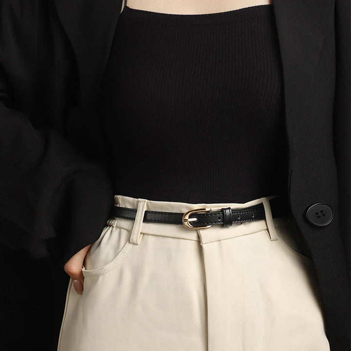 Ceinture en cuir amovible Ceinture corset à double usage pour femme