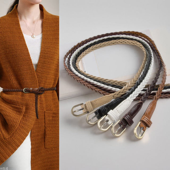 Ceinture tressée vintage Ceinture de taille sans pantalon