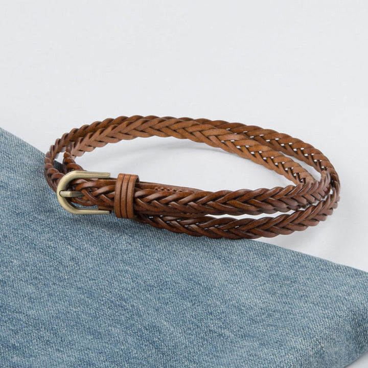 Ceinture tressée vintage Ceinture de taille sans pantalon