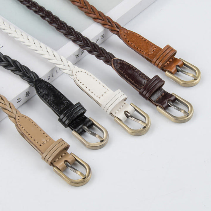 Ceinture tressée vintage Ceinture de taille sans pantalon