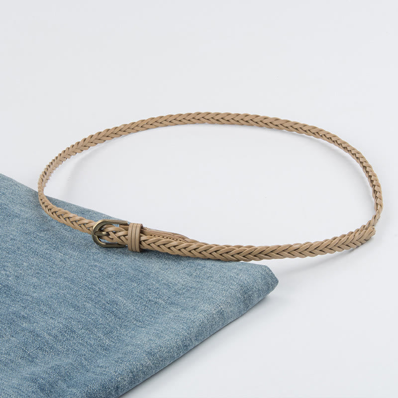 Ceinture tressée vintage Ceinture de taille sans pantalon