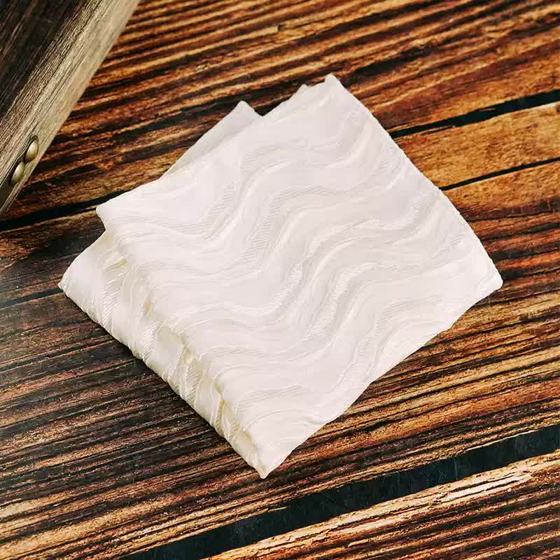 Lot de 2 nœuds papillon en mouchoir à motif de vigne tridimensionnel pour homme