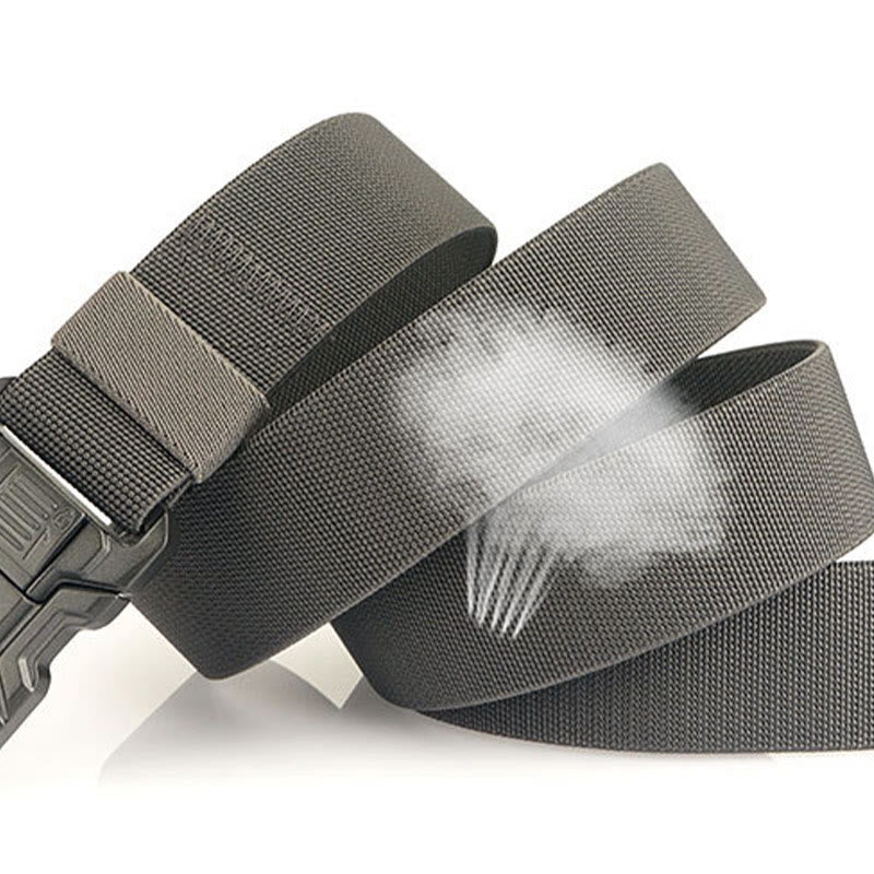 Ceinture tactique élastique en nylon à dégagement rapide pour homme