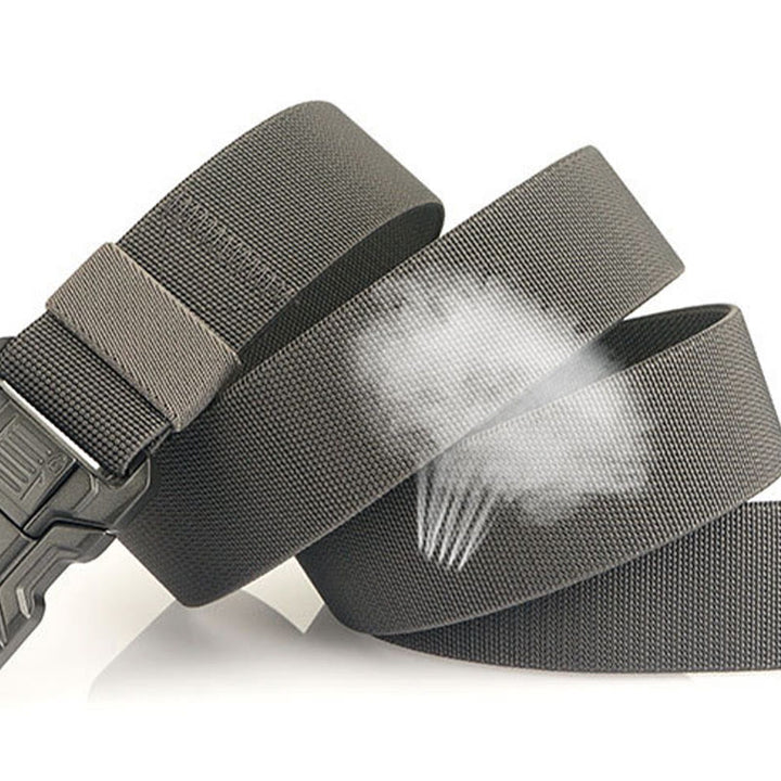 Ceinture tactique élastique en nylon à dégagement rapide pour homme