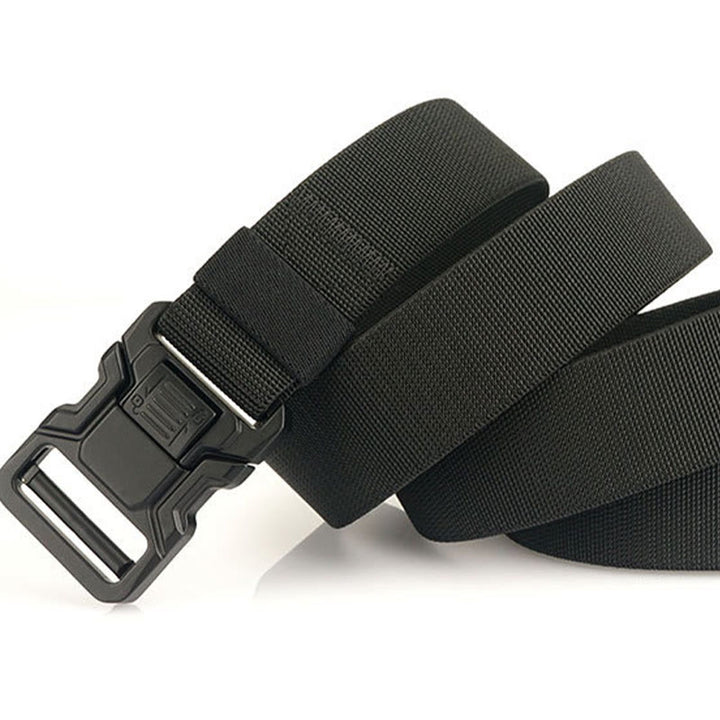 Ceinture tactique élastique en nylon à dégagement rapide pour homme