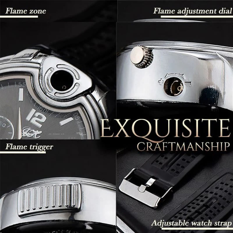Montre-bracelet de luxe Briquet au butane rechargeable - image 3
