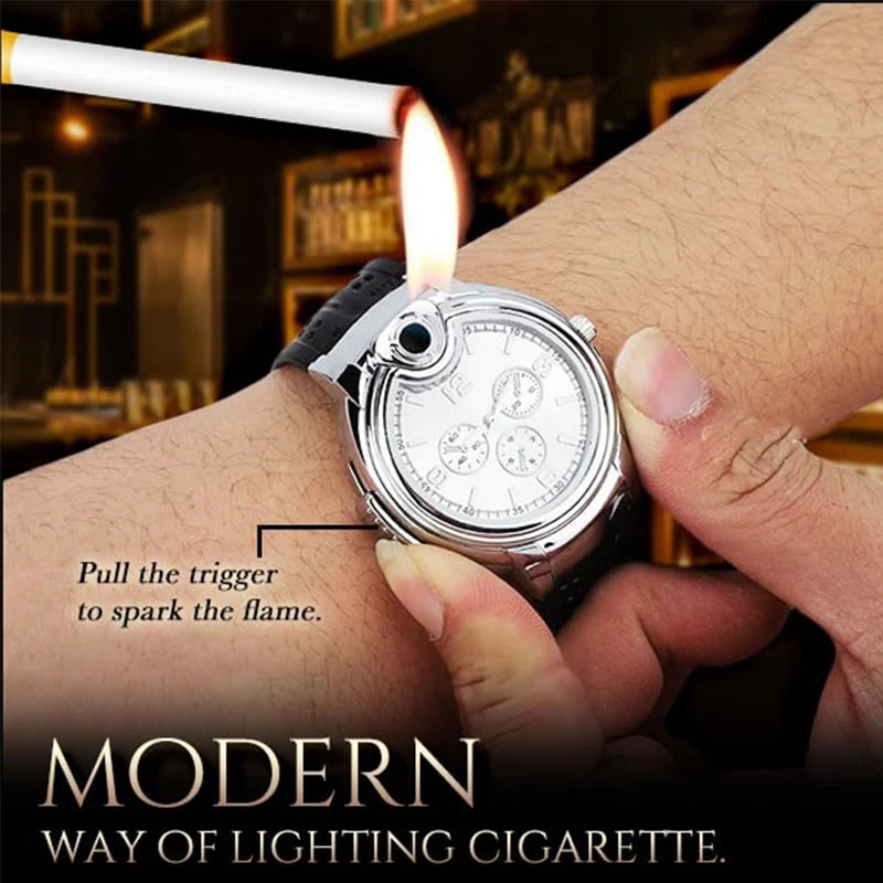 Montre-bracelet de luxe Briquet au butane rechargeable - image 2