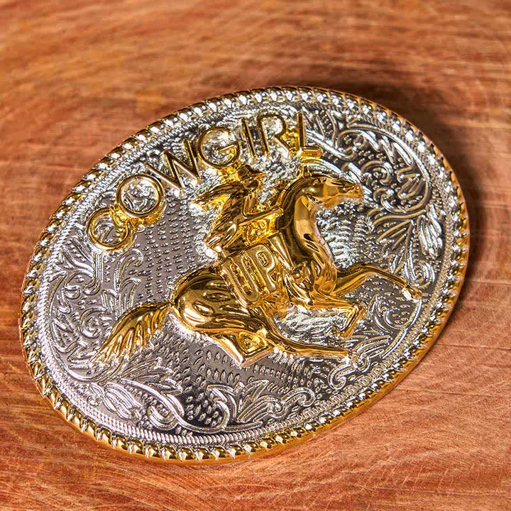 Ensemble de boucles de ceinture à couteau caché style cowgirl western à faire soi-même, avec anneau torsadé en forme de rose