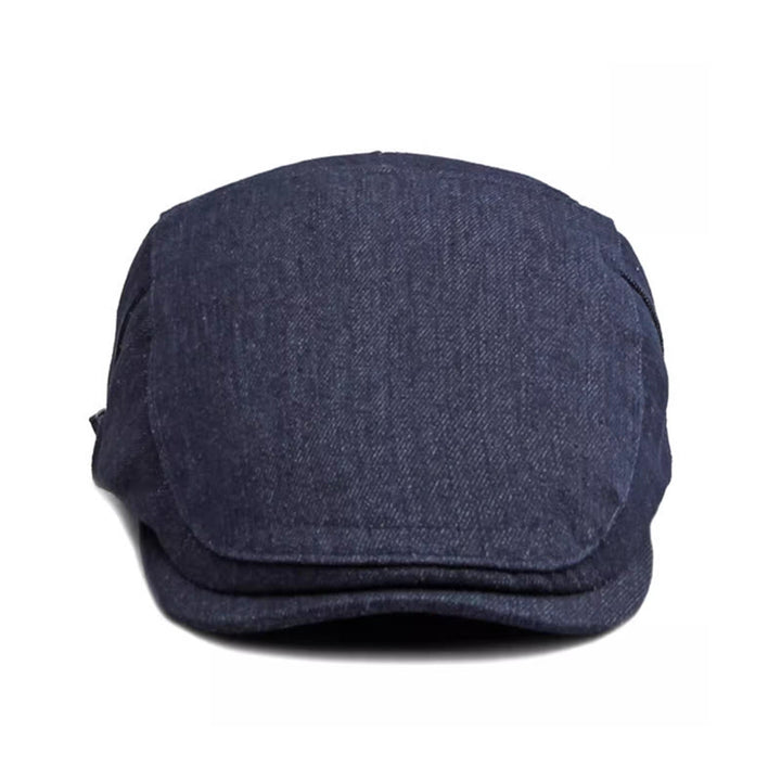 Casquette béret de golf ajustable en denim classique