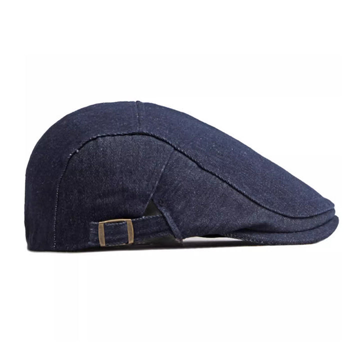 Casquette béret de golf ajustable en denim classique
