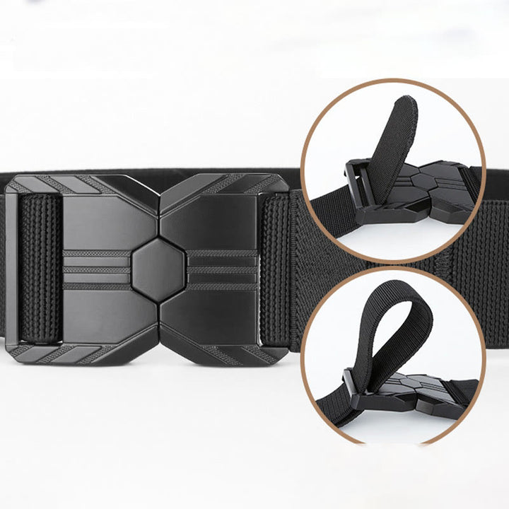Ceinture tactique élastique à dégagement rapide pour hommes