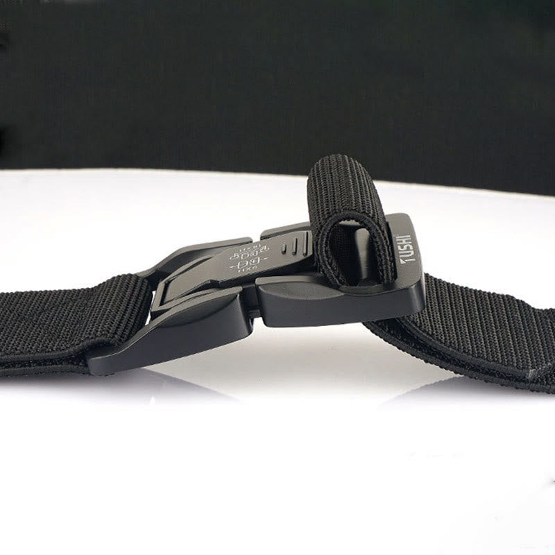 Ceinture tactique d'extérieur pour homme, élastique à dégagement rapide