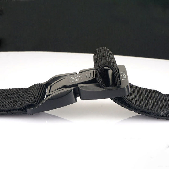 Ceinture tactique d'extérieur pour homme, élastique à dégagement rapide