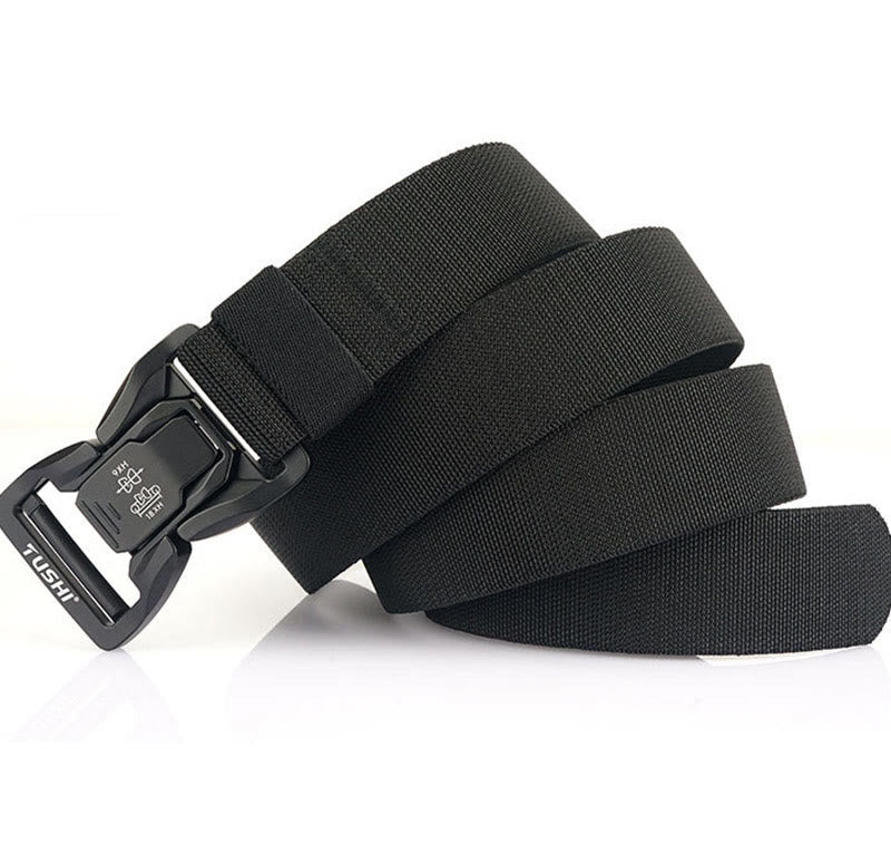 Ceinture tactique d'extérieur pour homme, élastique à dégagement rapide