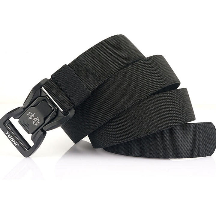 Ceinture tactique d'extérieur pour homme, élastique à dégagement rapide