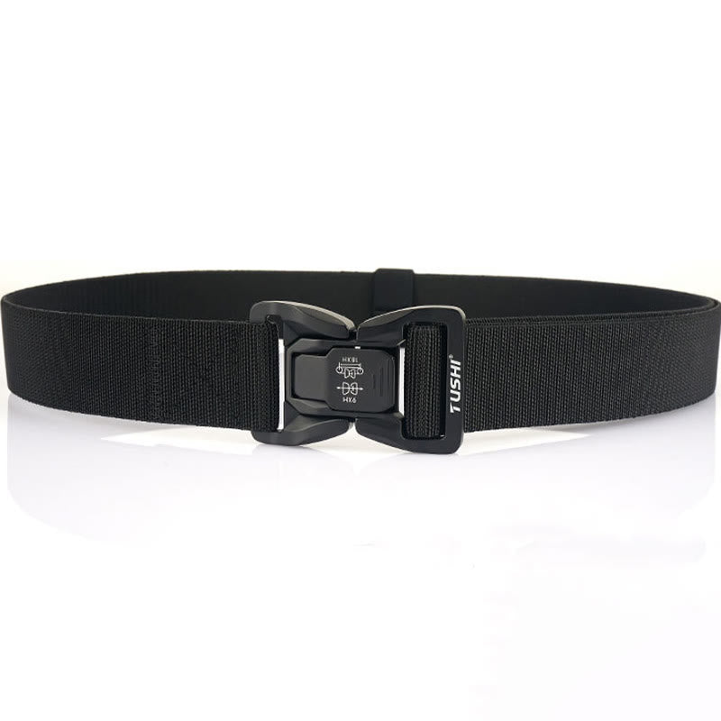 Ceinture tactique d'extérieur pour homme, élastique à dégagement rapide