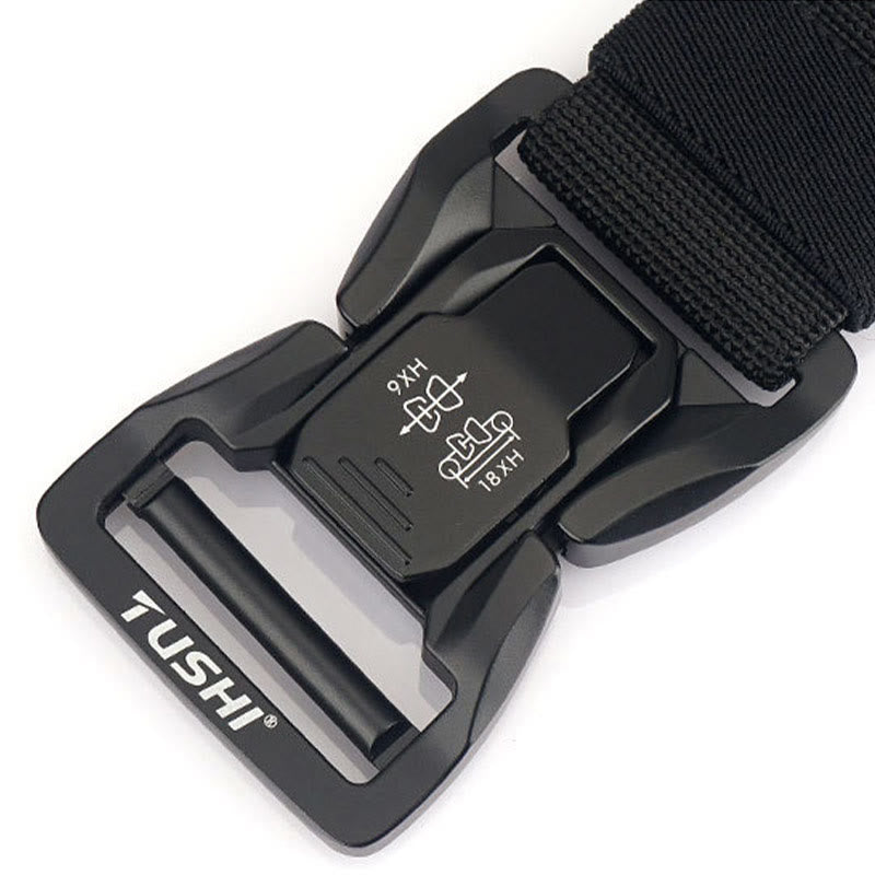 Ceinture tactique d'extérieur pour homme, élastique à dégagement rapide