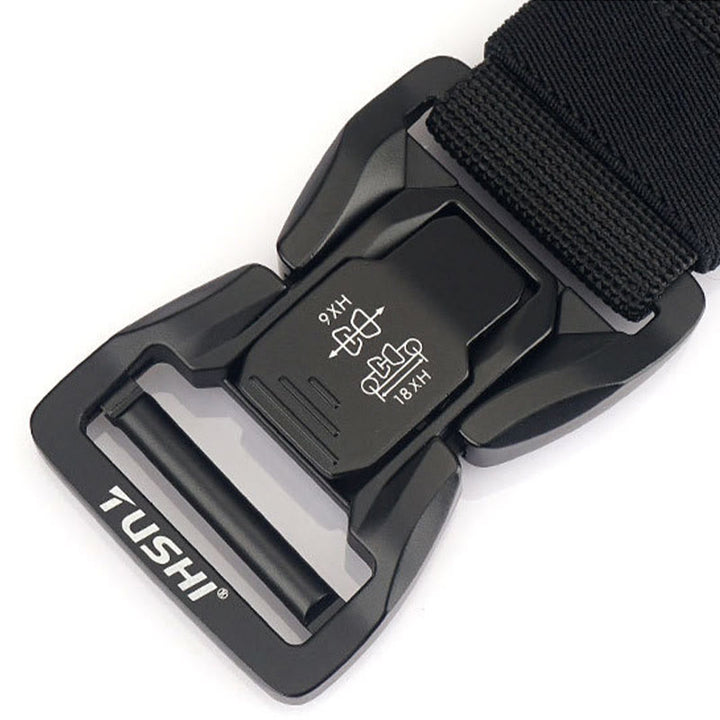 Ceinture tactique d'extérieur pour homme, élastique à dégagement rapide