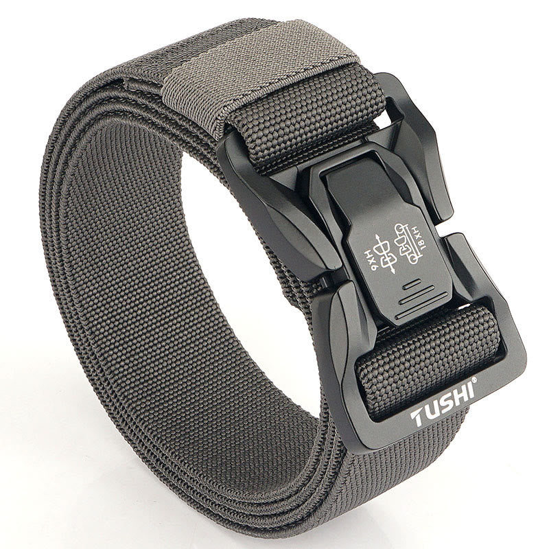 Ceinture tactique d'extérieur pour homme, élastique à dégagement rapide