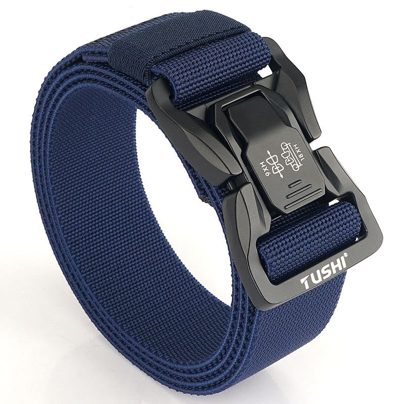 Ceinture tactique d'extérieur pour homme, élastique à dégagement rapide