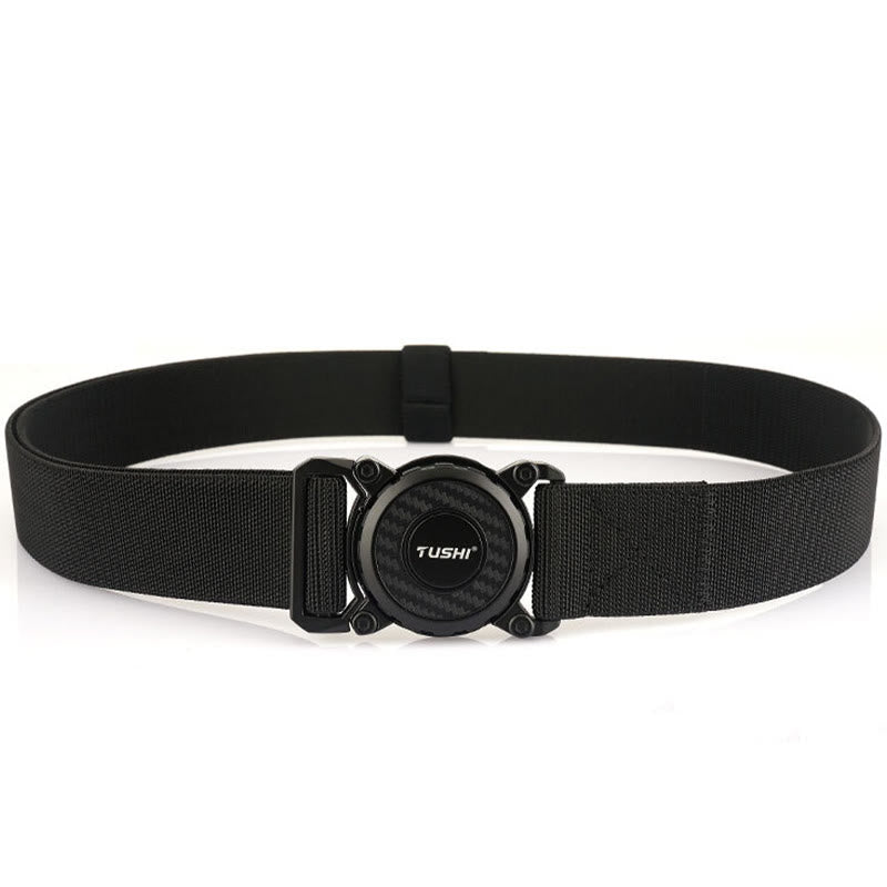 Ceinture tactique pour homme, élastique à boucle ronde et à dégagement rapide