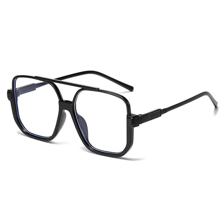 Lunettes de soleil à monture carrée surdimensionnée