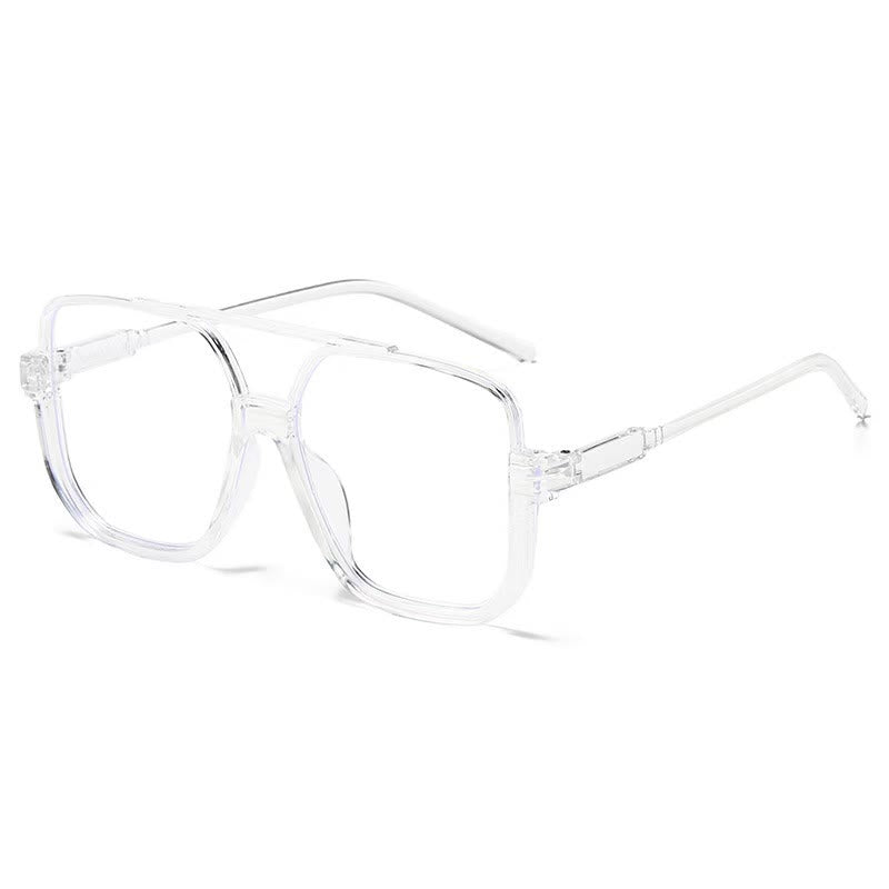 Lunettes de soleil à monture carrée surdimensionnée
