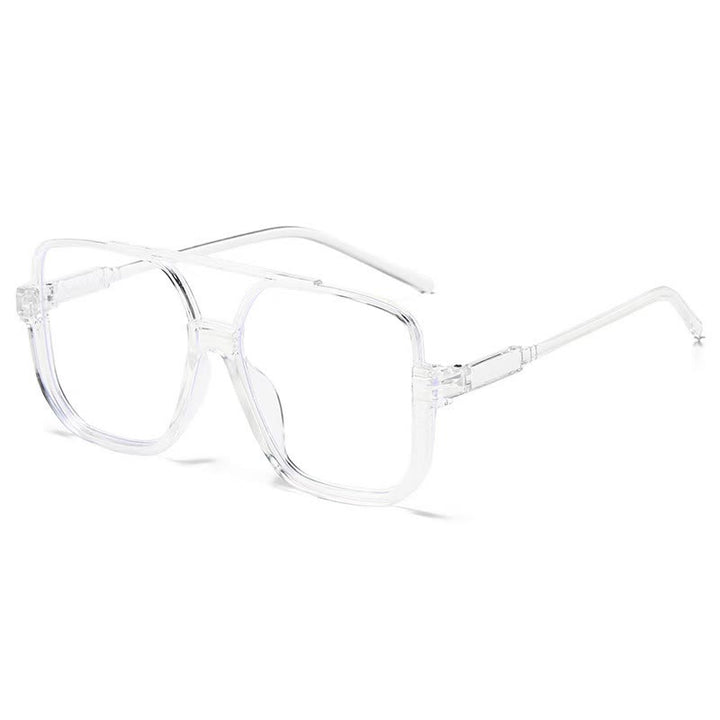 Lunettes de soleil à monture carrée surdimensionnée