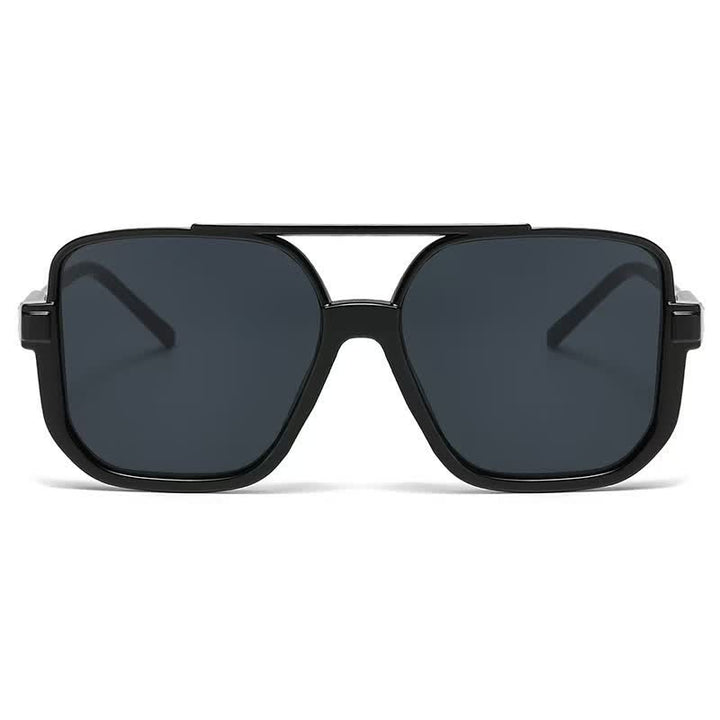 Lunettes de soleil à monture carrée surdimensionnée