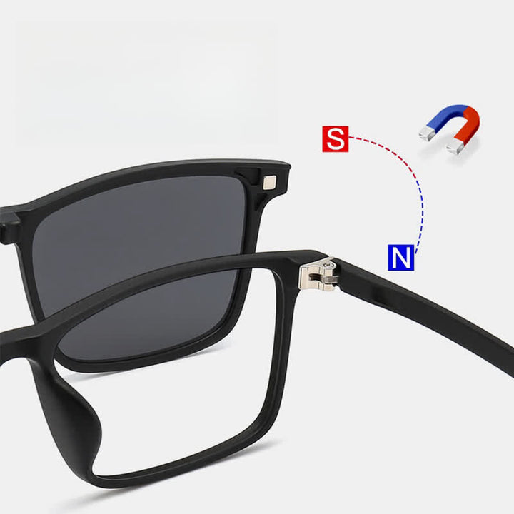 Lot de 3 montures de lunettes de soleil magnétiques à clipser
