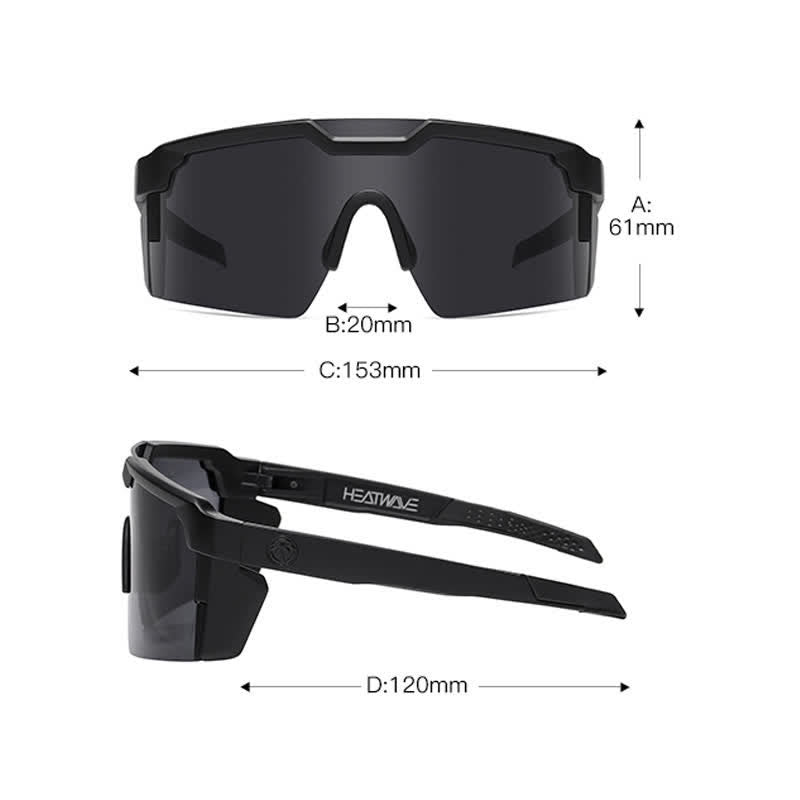 Lunettes de soleil de cyclisme d'extérieur cool avec pare-soleil