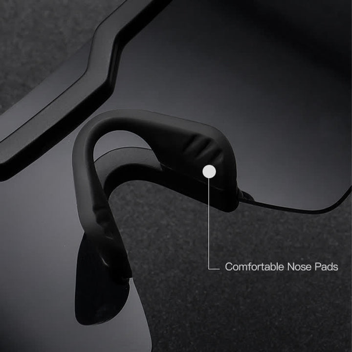 Lunettes de soleil de cyclisme d'extérieur cool avec pare-soleil