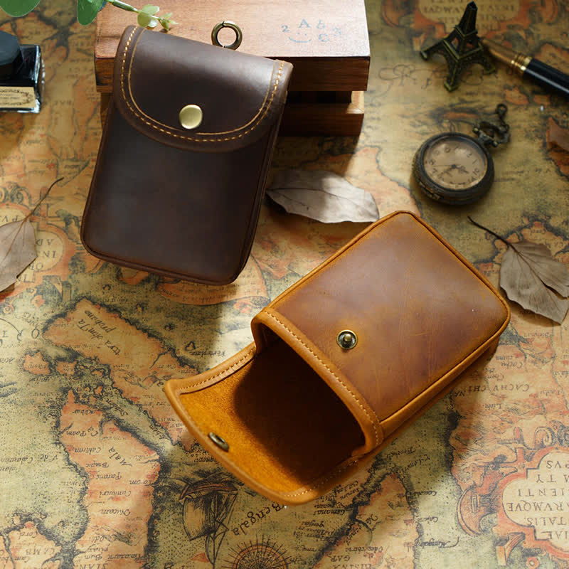 Mini porte-monnaie rétro à suspendre, sac de rangement ceinture