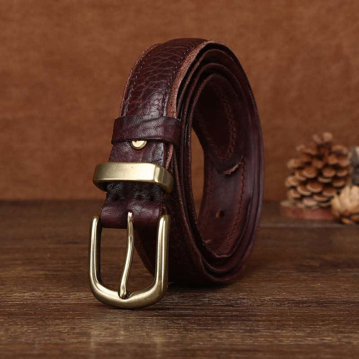 Cuir BVelt vintage détaillé à texture rugueuse et ondulations d'eau