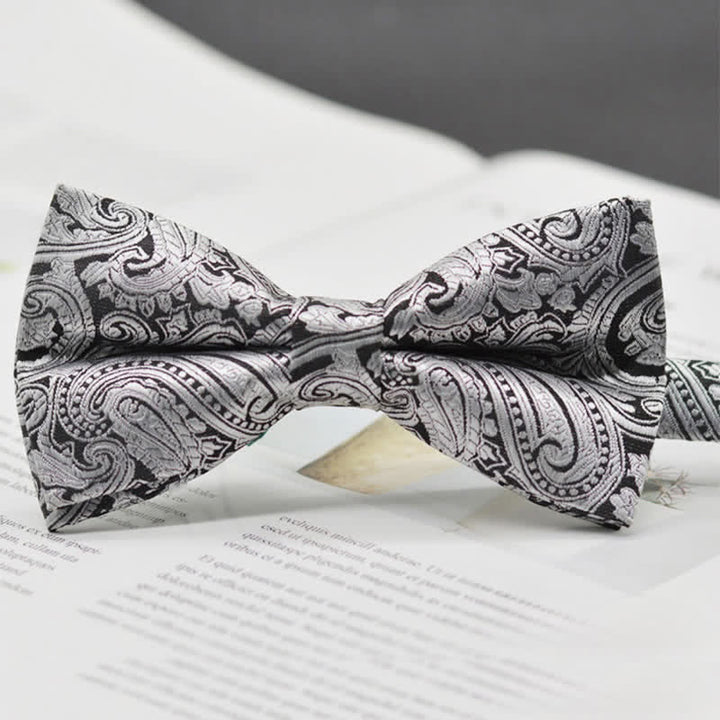 Nœud papillon élégant pour homme à motif cachemire vintage