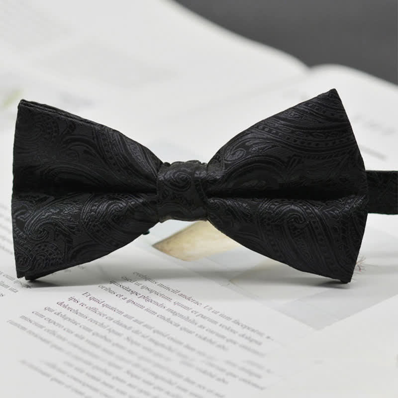 Nœud papillon élégant pour homme à motif cachemire vintage