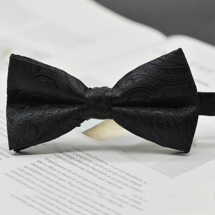 Nœud papillon élégant pour homme à motif cachemire vintage