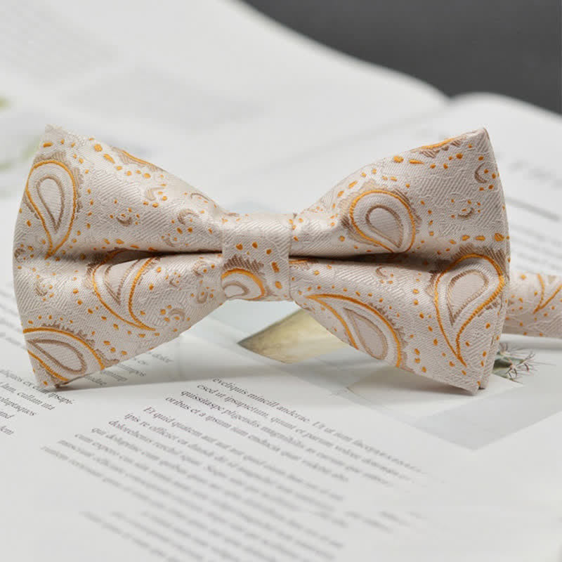 Nœud papillon élégant pour homme à motif cachemire vintage
