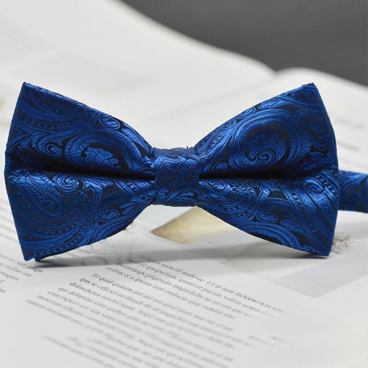 Nœud papillon élégant pour homme à motif cachemire vintage