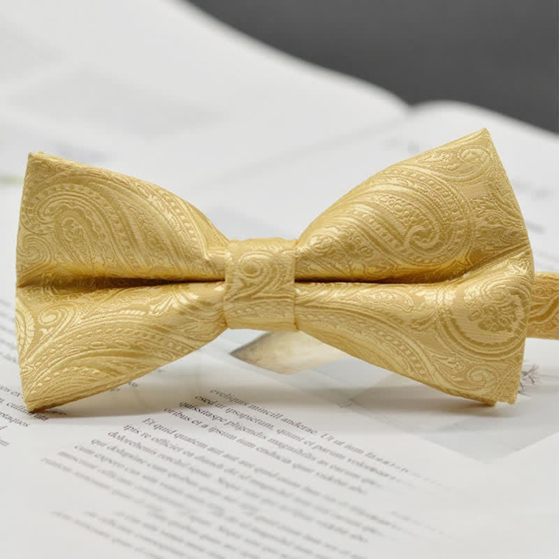Nœud papillon élégant pour homme à motif cachemire vintage